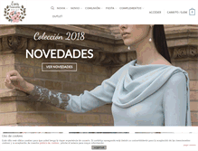 Tablet Screenshot of evanavarronovias.com
